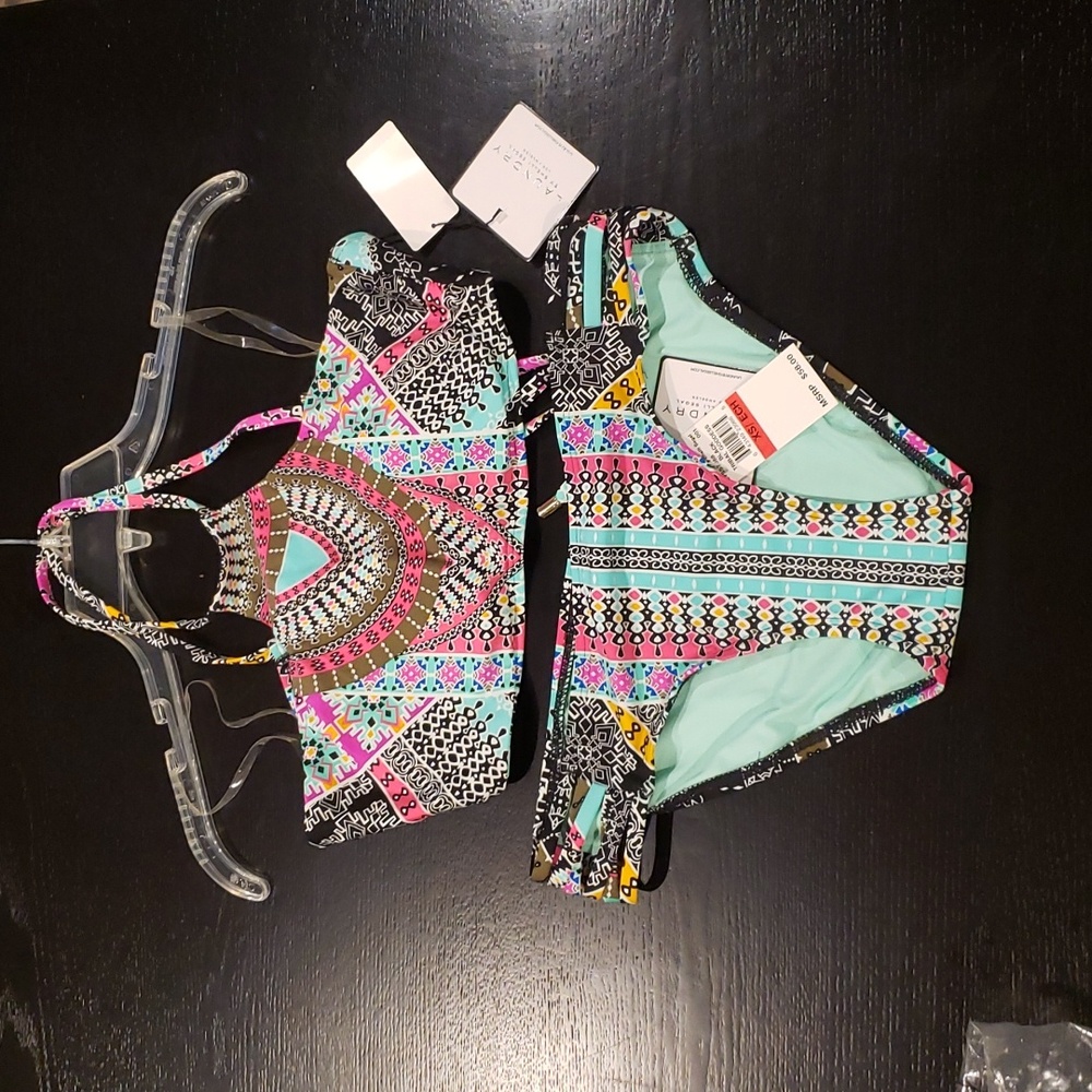 NWT! LAUNDRY BIKINI Set S/XS
